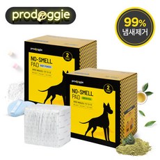 [프로도기] 99% 냄새제거 노스멜 배변패드 L 대용량 패키지 (200매), 향 선택:베이비파우더향 200매