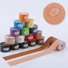 디아망 스포츠테이프 근육 테이프 테이핑 5cm x 5cm 스킨컬러 1+1