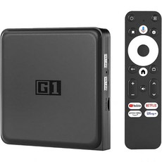 Orbsmart G1 안드로이드 TV 박스 4K HDR 돌비 비전 스마트 스트리밍 플레이어 | 크롬캐스트 넷플릭스 프라임 비디오 디즈니+ 애플 TV+, TV-Box 독일직구, 1개