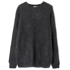 오라리 AURALEE 23FW BRUSHED SUPER KID MO해 HAI R KNIT P/O A23AP02KM INKBLACK 브러시드 수퍼 키드 모헤어 니트