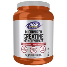 나우푸드 마이크로나이즈드 크레아틴 모노하이드레이트 분말, 1개, 1kg