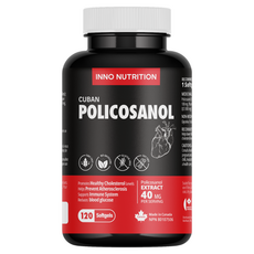 이노뉴트리션 쿠바산 폴리코사놀 40mg 120소프트젤 옥타코사놀 25mg 함유 효능, 1개, 120정