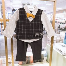 아가방 남아 도톰한 겨울 블랙 정장상하복