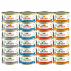  알모네이쳐 HFC 고양이 캔 (70g) / 참치와뱅어 6캔+닭고기와참치와치즈 6캔+닭고기와호박 6캔+닭고기와참치 6캔 (총 24캔), 단품, 단품 