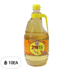 오뚜기 2배 양조식초, 10개, 1.8L
