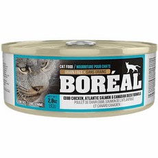 보레알 고양이 습식사료 치킨 + 연어 + 오리, 156g, 24개