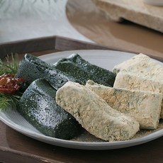 이마시야 현미찹쌀 쑥인절미 + 콩고물 제주 참쑥 개별포장 떡, 40g, 1세트