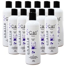샤뜨 고양이 헤어볼 샴푸 린스 겸용, 12개, 500ml