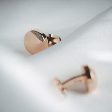 커프스단추 셔츠 악세사리 회사원 선물 [아메리안]Cufflink 프렌치로즈골드 커프스