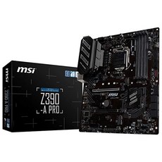 [미국] 569584 MSI Z390-A PRO LGA1151 (Intel 8th and 9th Gen) M.2 USB 3.1 Gen 2 DDR4 HDMI DP CFX Dual G, 단일상품