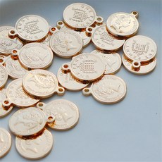 골드동전팬던트재료