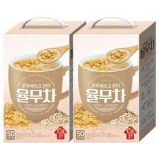 담터 콘푸레이크 현미 율무차 100T(50Tx2개), 10개, 900g, 2개, 18g, 50개입
