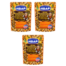 HBAF 군옥수수맛땅콩 앤 콘프라이즈 400g, 3개