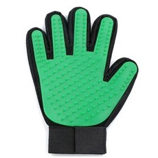 반려동물 그루밍 장갑 부드럽고 효율적인 털 제거제 미트 고양이, 5.green, A.Left Hand, 1개