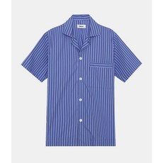 TEKLA Poplin Pajamas Short Sleeve Shirt (SWE BS) (포플린 파자마 반팔 셔츠)