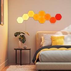 나노리프 Shapes Hexagons 5 Pack 인테리어 LED 스마트 조명, 단품