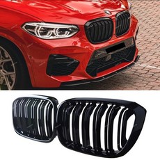 BMW G01 G02 X3 X4 그릴 M퍼포먼스 M팩 M패키지 키드니(LCI이전) 유광블랙, 유광블랙(1줄)