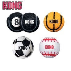 헤이펫츠 Kong 콩토이 스포츠볼 공3pcs, S, 1개 - kong장난감