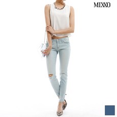 미쏘 블리치 아웃 워싱 데님 팬츠_MITJ52405C