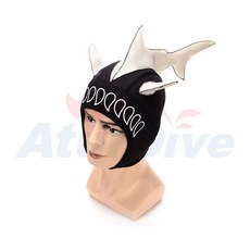 리오비 스우시후드 ATURDIVE 독창적 스노클링 넥 워머 해양 바이오 샤크 선물 두꺼운 텐션감 보온, 균일