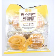 촉촉 커스타드 크림빵 14개입, 300g, 2개