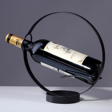 앤틱써클 와인랙 블랙 와인홀더, 짱구마켓 본상품선택, 1개