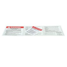 PS1318 Label Danger Backsplash USA, 본상품