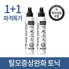 1+1 닥터윙 탈모증상완화 토닉/특허성분 포함/모발 두피 영양공급/자연유래성분 함유/수분 공급 유지/기능성화장품