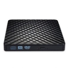 [해외] 외장형 DVD 드라이브 USB 3.0 WINDOWS 108 7 노트북 데스크탑 용CD DVD RW 광학 드라이브 버너 작성기, Black