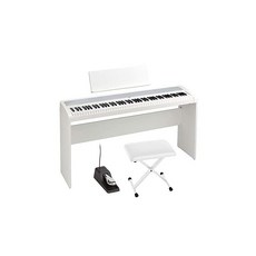 KORG B2 WH 화이트 전용 스탠드 X 의자 세트 전자 피아노 88 건반 코르그
