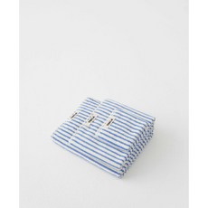 TEKLA 테클라 스트라이프 타월 coastal stripes 핸드타월 1개 게스트타월 (30cm x 50cm)