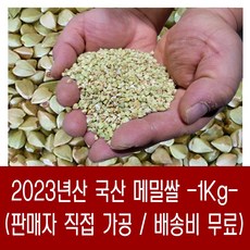 [다온농산] 2023년산 국산 메밀쌀(깐메밀) -1Kg- 메밀밥 메밀쌀밥용