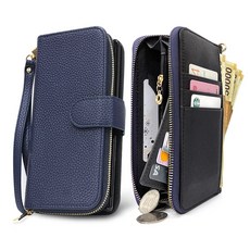 루이갈레 지퍼형 동전수납 더블포켓 카드수납 지페수납 장 지갑형 휴대폰케이스 핸드폰케이스 갤럭시S10E S9 S8 플러스