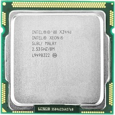 X3440 CPU Xeon 프로세서 8M 캐시 2.53GHz LGA1156 컴퓨터 실행 속도 향상