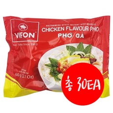 베트남라면 비폰 포가 닭고기 즉석쌀국수 60gX30개(1박스) 아시아마트, 30개, 60g