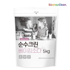 순수크린 베이킹소다 대용량 5kg, 순수크린 베이킹소다 대용량 5kg_베이킹소다 5KG 1, 1개