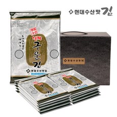 브랜드없음 현대수산맛김 보령대천김 살짝구운김 9봉X2박스(총18봉), 20개, 선택완료