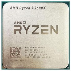 AMD Ryzen 5 2600X CPU는 6코어 12스레드 데스크탑 프로세서 3.6GHz 16M 95W 소켓 AM4를 사용했습니다. - 라이젠2600x