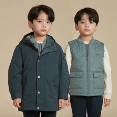 DAKS LITTLE 2WAY 퀼팅VEST 디테처블 점퍼