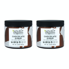 Wildly Vegan Chocolate Syrup For Ice Cream 비건 아이스크림 초콜릿 시럽 20oz(567g) 2팩