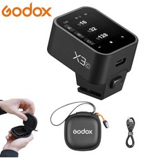 고독스 X3-C 캐논 카메라용 터치스크린 TTL 무선 플래시 트리거 Godox X3-C, 1개