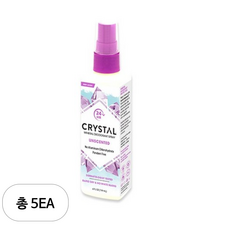크리스탈 미네랄 바디 데오드란트 스프레이 무향, 118ml, 5개