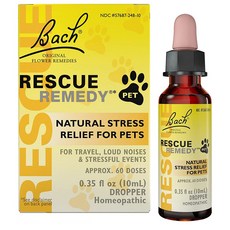 Bach Rescue Remedy Pet Dropper 배치 레스큐 레메디 펫 드롭퍼 0.35oz(10ml)