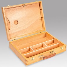 물감이동식나무박스