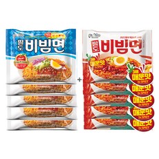 디라이스 팔도비빔면 5x2세트 10봉 비빔면5봉 매운맛5봉 봉지면 봉지라면 비빔라면 세트 모음 팔도라면