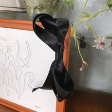 얇은리본머리띠