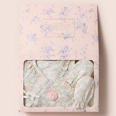 가든플라워배내가운손싸개