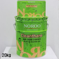 노루페인트 옥상방수 우레탄페인트 크린탄 2100 2액형중도 20kg (페인트다모아), 진회색, 1개