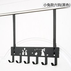 문 뒷걸이 옷걸이 침실문 홀더 옷걸이 수납선반, H
