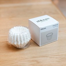 엑스블룸 프리미엄 페이퍼 웨이브 커피 필터 여과지 155mm 브루잉 xbloom, 1개, 100개입